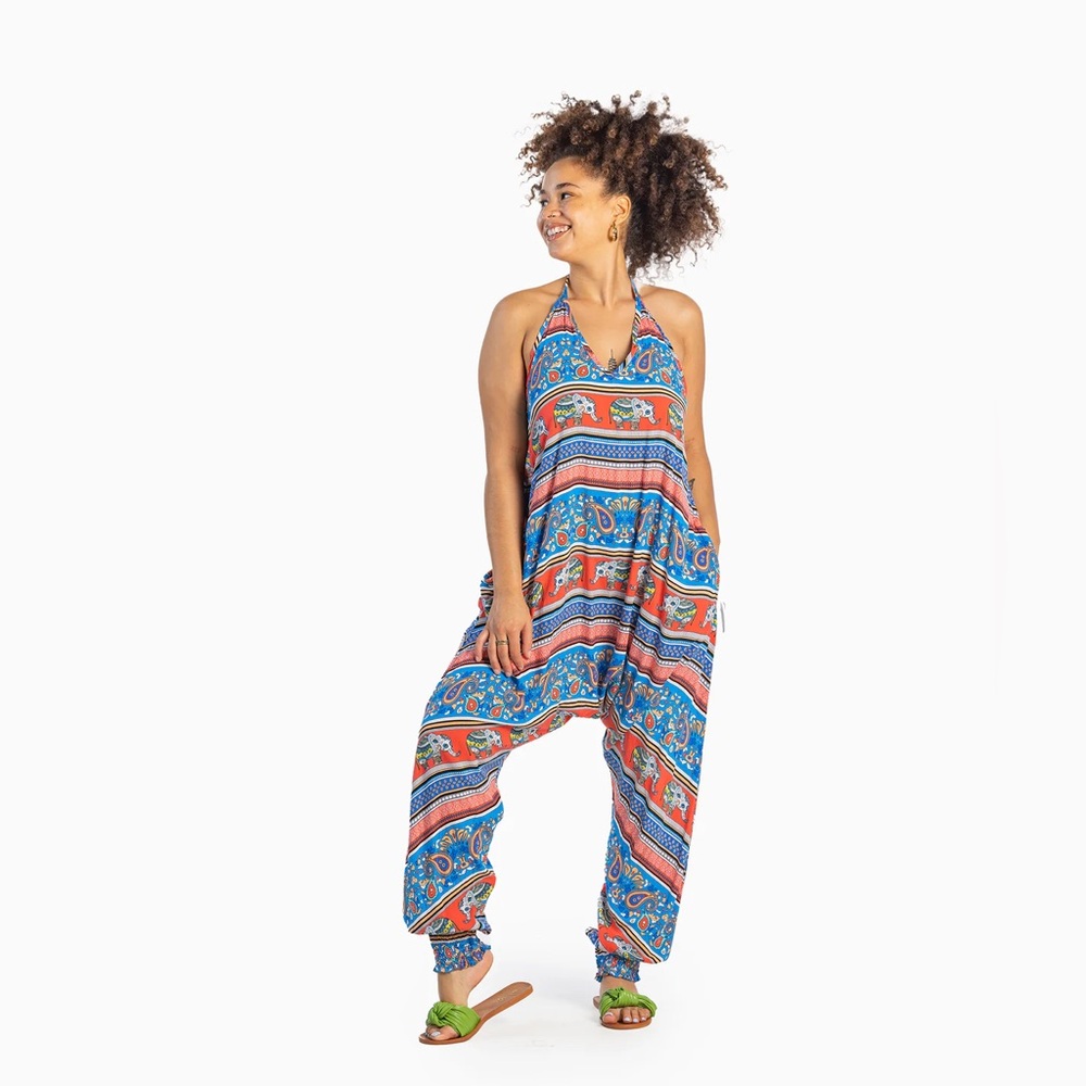 Buddha pants SAVANNAH FLAIR HAREM JUMPSUIT Coachella